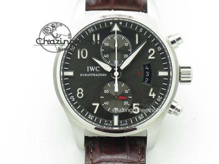 MIROTIME 0129 Snug Portofino IW391022 SS ZK 1:1 Best Edition White Dial Gold Markers On Black Leather Strap A 7130